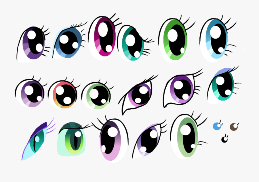 Sorry Luna"s And Rarity"s Eyes Look Odd, I Can"t Draw - My Little Pony Body Eyes, Transparent Clipart