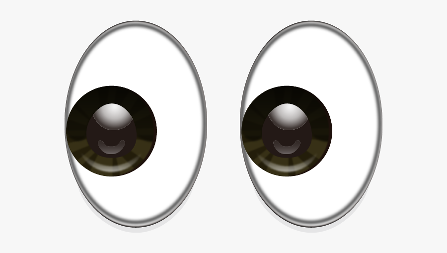 Eyes Emoji Transparent Background, Transparent Clipart