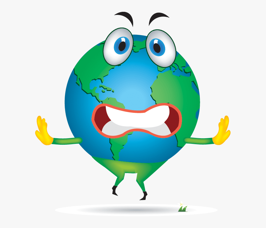 Clip Art Earth With Face, Transparent Clipart