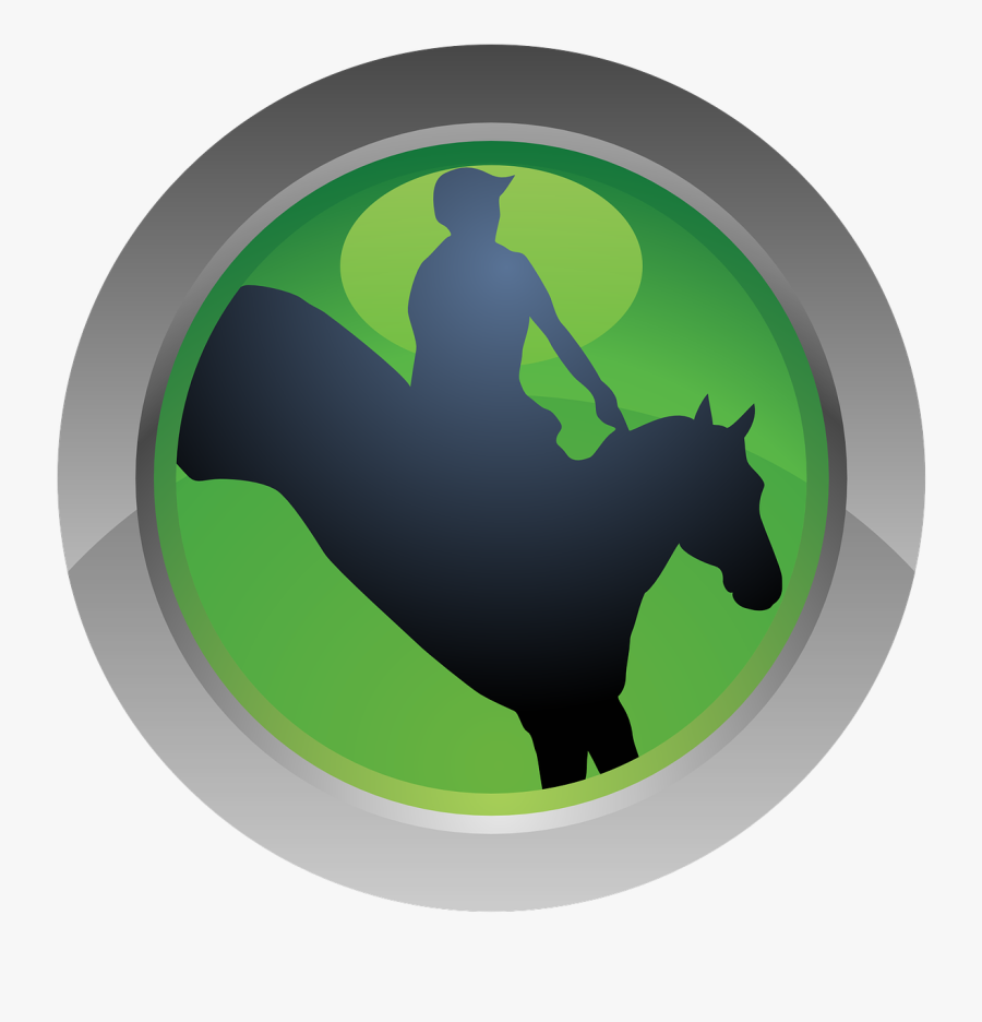 Sport Icon Horse Free Picture - Silhouette, Transparent Clipart