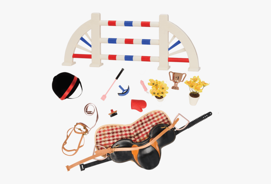 Equestrian Style Set Riding Accessories For 18-inch - Our Generation Equestrian Set, Transparent Clipart