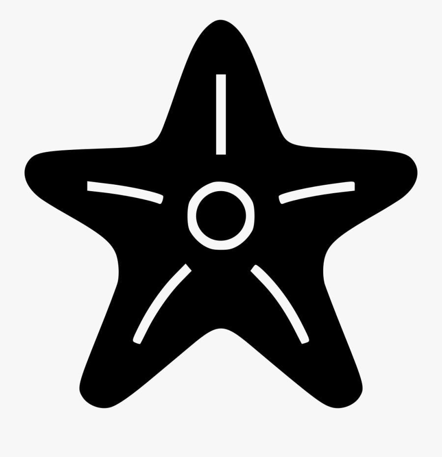 Seastar Sea Star - Star Clothing Button, Transparent Clipart