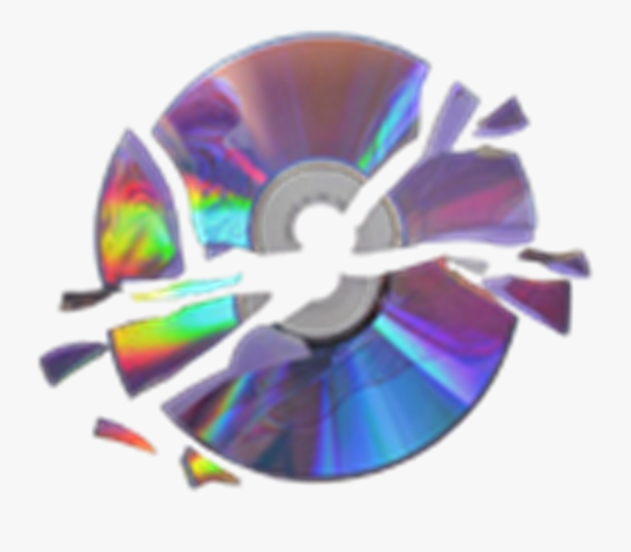 Disk Brokendisk Dvd Holographic - Cd Png, Transparent Clipart