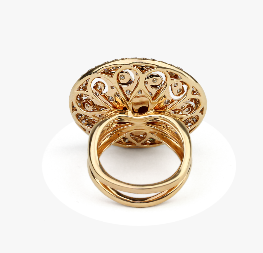 Clip Art Diamond Gold Sea Star - Engagement Ring, Transparent Clipart