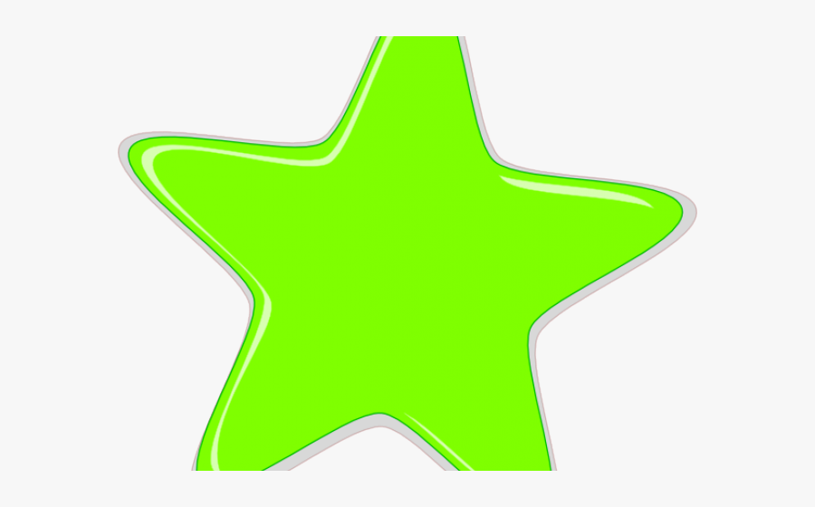 Star Clipart Green - Macro Photography, Transparent Clipart