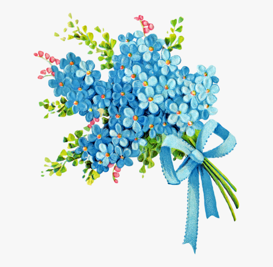 Floral Design Flower Bouquet Clip Art Cut Flowers - Bluebonnet Bouquet Clip Art, Transparent Clipart