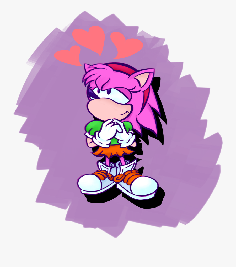 Clip Art Download Cd Drawing Cartoon - Amy Rose, Transparent Clipart