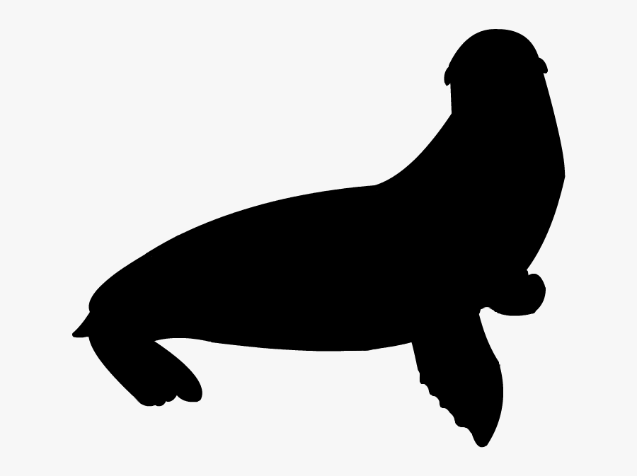 California Sea Lion Silhouette By Grandechartreuse - Sea Lion Silhouette Vector Free, Transparent Clipart