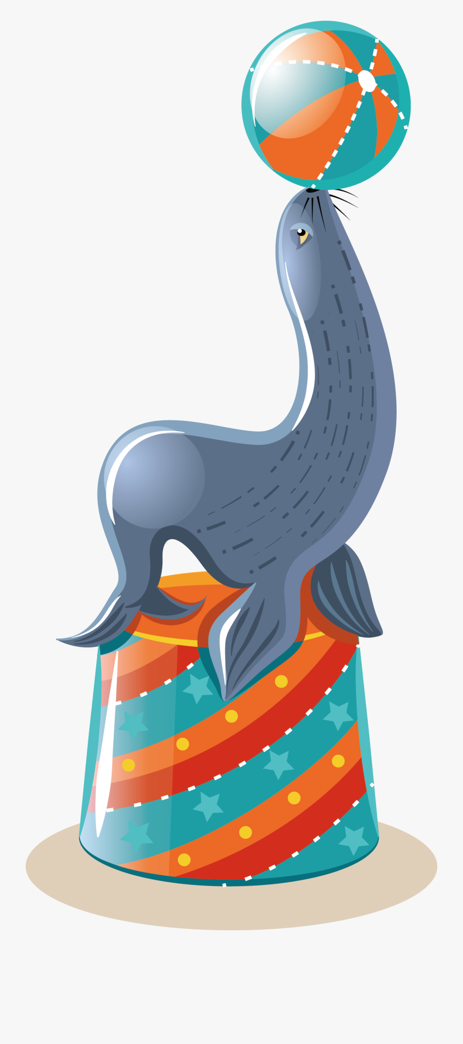 Transparent Sealion Clipart - Drawing, Transparent Clipart