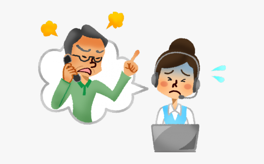 Anger Clipart Escalation - Cliente Enojado Call Center, Transparent Clipart
