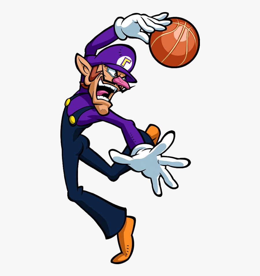 Jpg Library Library 3 On 3 Basketball Clipart - Mario Hoops 3 On 3 Artwork, Transparent Clipart