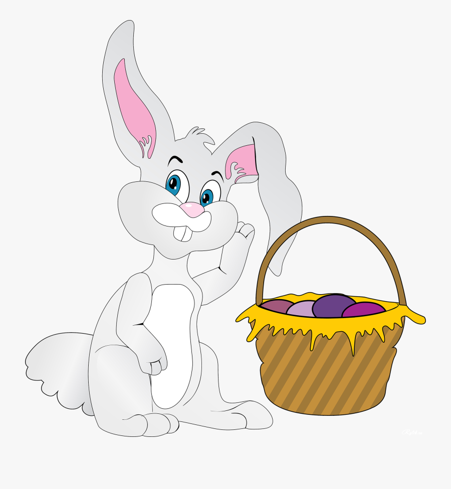 Bugs Rabbit European Easter Bunny Happy Clipart - Cartoon, Transparent Clipart