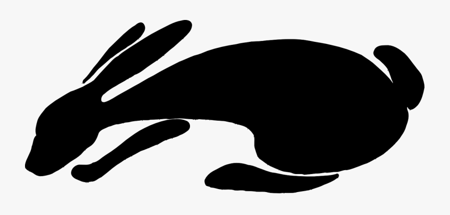 Transparent Bunny Silhouette Clipart - Rabbit Head Png Silhouette Logo, Transparent Clipart