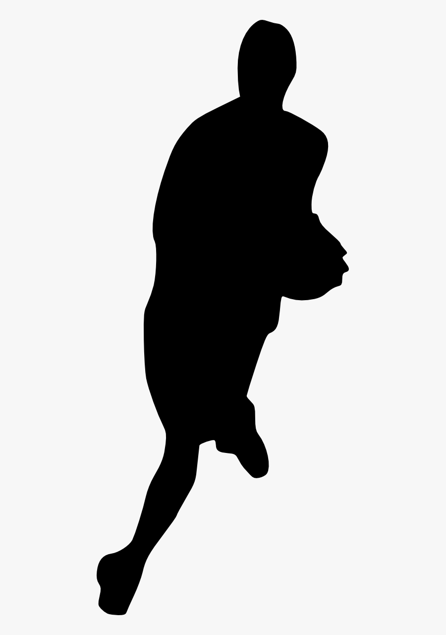 Clipart Bear Basketball - Jogador Preto E Branco Png, Transparent Clipart