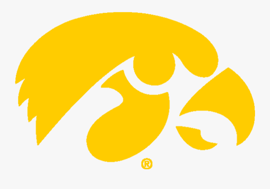 Transparent Hawkeye Png - Iowa Hawkeyes Logo Black, Transparent Clipart