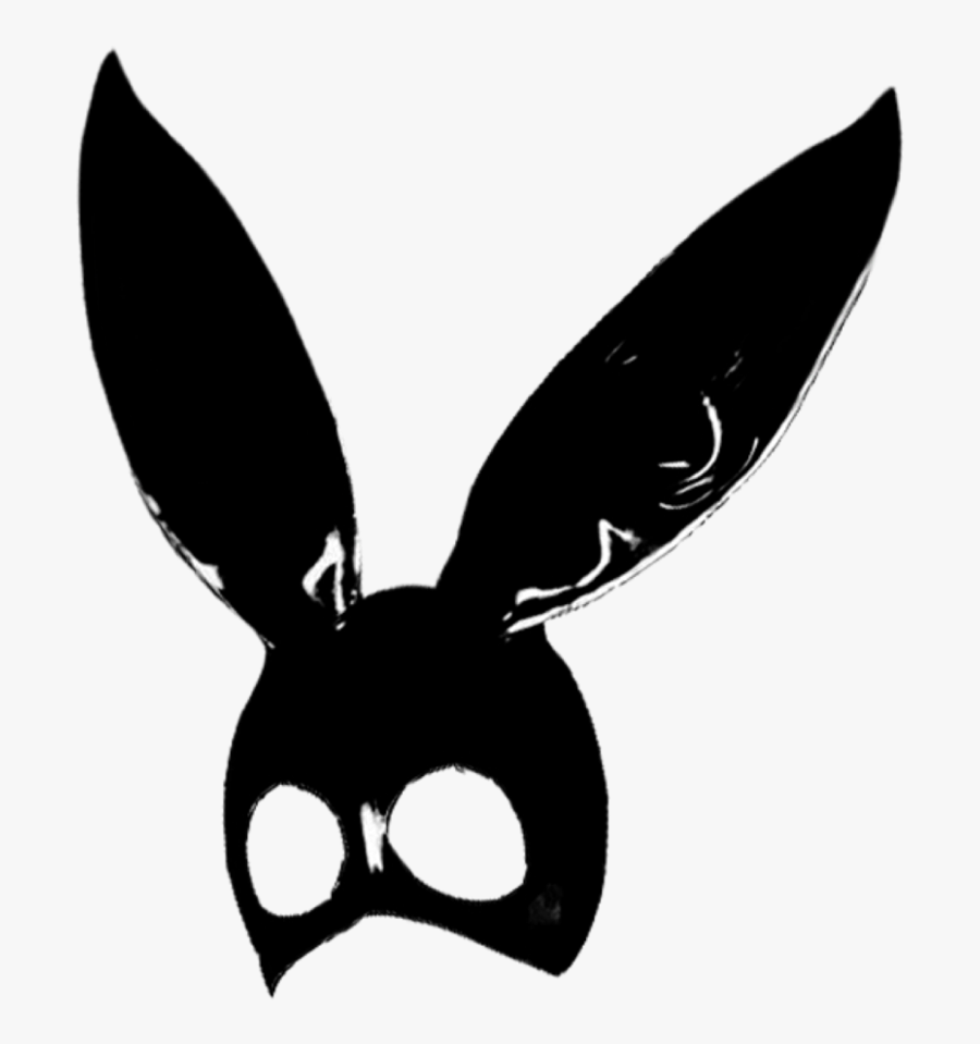 Bunny Ears Clipart Black And White - Dangerous Woman Bunny Ears, Transparent Clipart