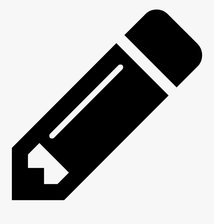 Pencil - Font Awesome Pencil Png, Transparent Clipart