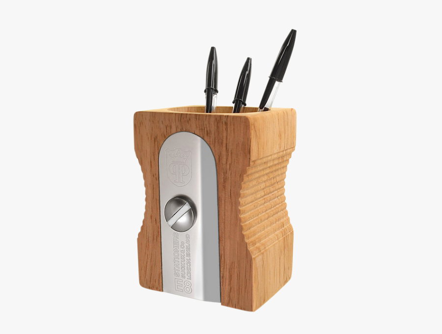 Sharpener Desk Tidy Giant Pencil, Pencil Cup, Home - Pot A Crayon Taille Crayon, Transparent Clipart