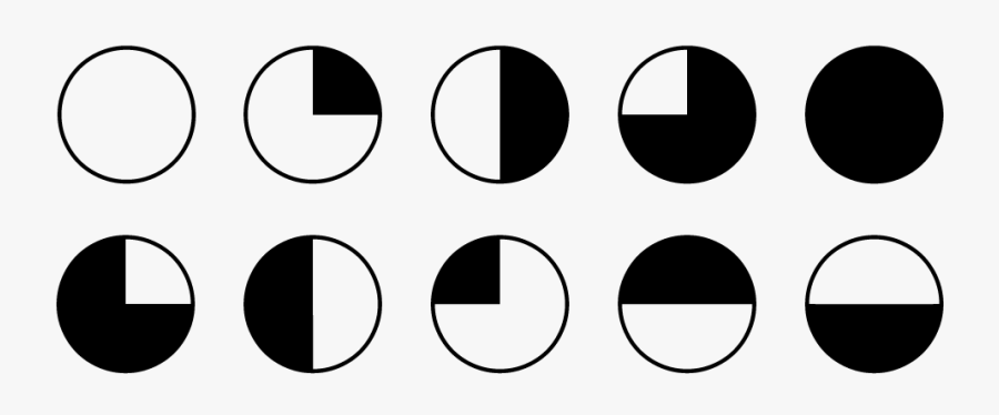 Harvey Balls Powerpoint - Harvey Balls, Transparent Clipart