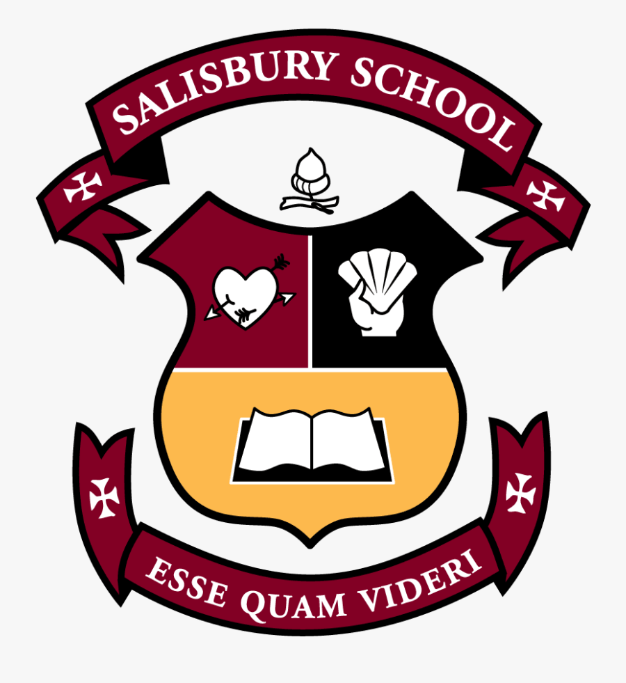 Salisbury School Crest, Transparent Clipart