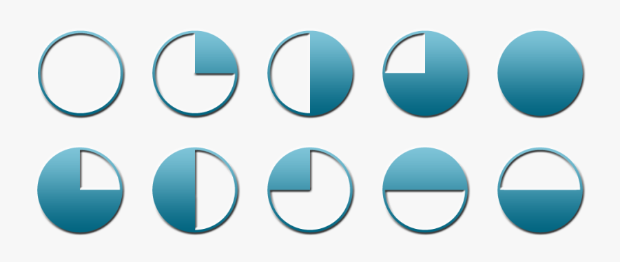 Harvey Balls Powerpoint, Transparent Clipart