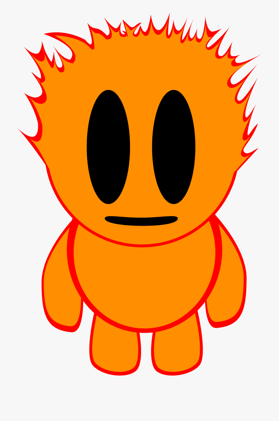 Transparent Wildfire Clipart - Flame Boy, Transparent Clipart