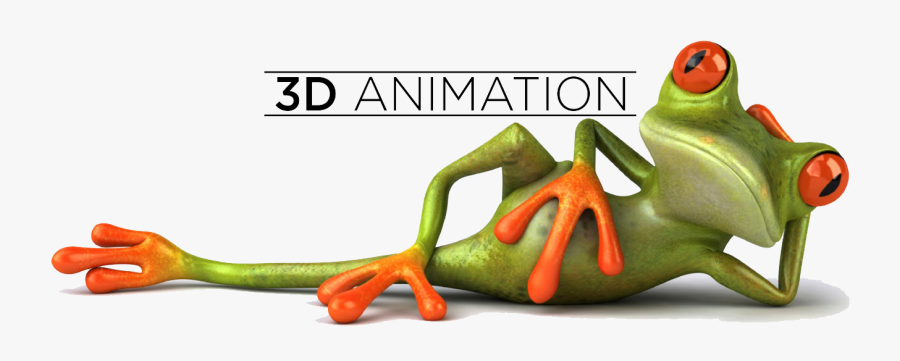 Transparent Animator Clipart - 3d Animation Frog Png, Transparent Clipart