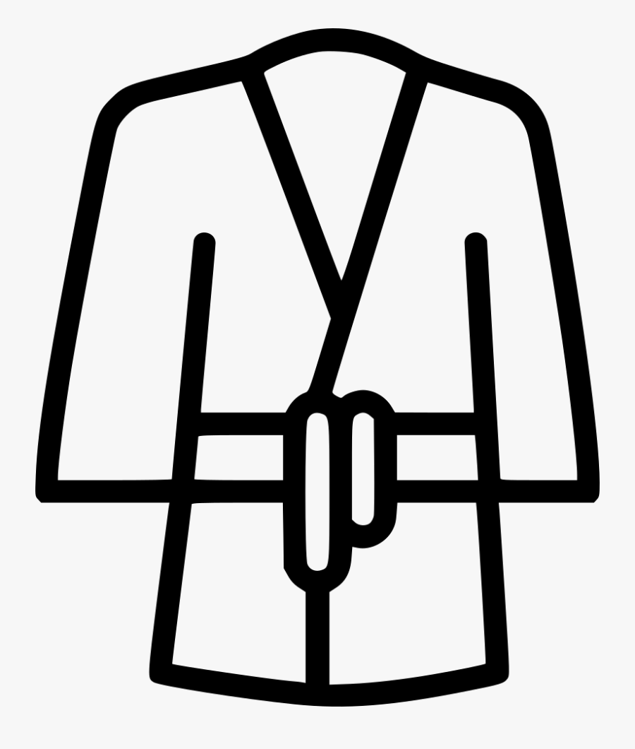 Bath Robe Comments - Bathrobe Icon, Transparent Clipart