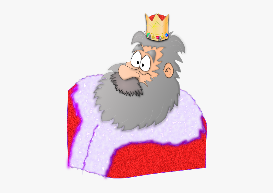 Santa Claus Looks Like A King, Transparent Clipart