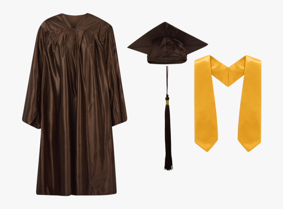 Transparent Graduation Robe Clipart - Graduation Cap And Gown Png, Transparent Clipart