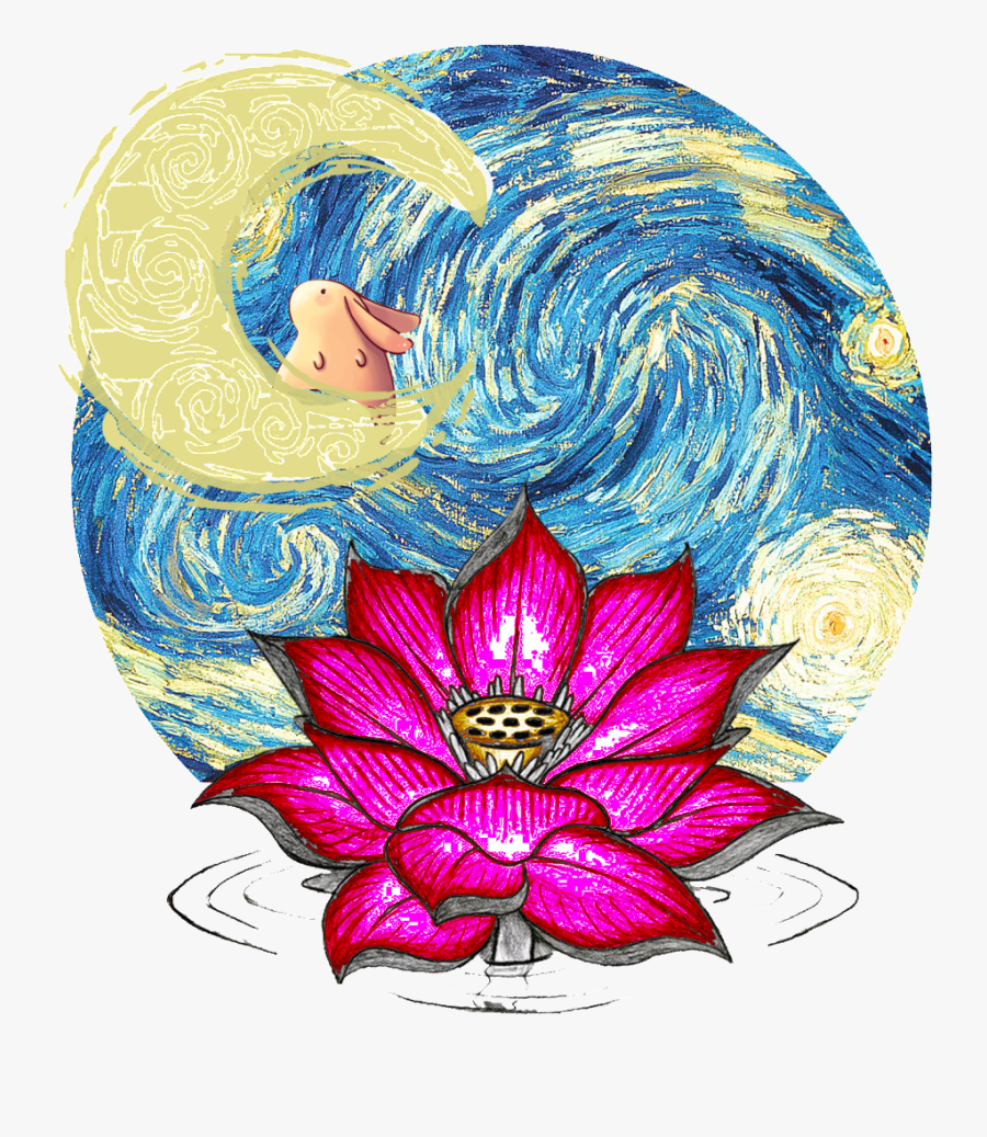 Transparent Ot Clipart - Larkspur And Water Lily, Transparent Clipart