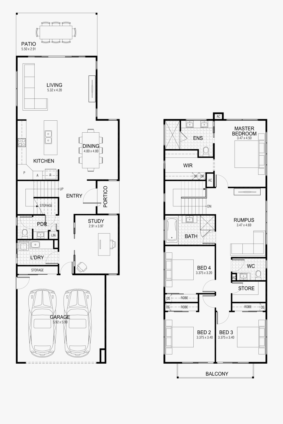 Transparent Balcony Png - Floor Plan Transparent Background, Transparent Clipart