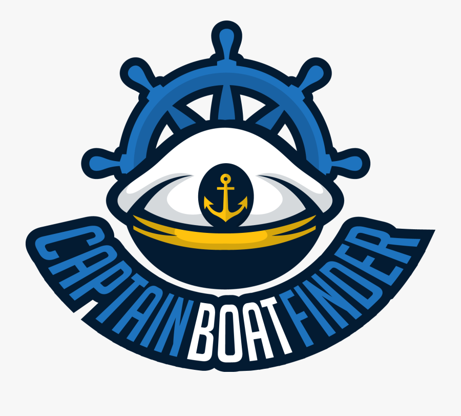 Captain Boat Finder - Emblem, Transparent Clipart