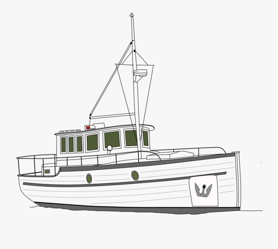 Architecture - Fishing Trawler, Transparent Clipart