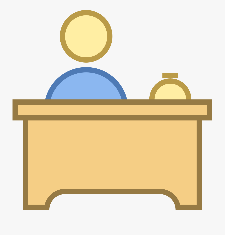 Thumb Image - Desk Icon Png Color, Transparent Clipart
