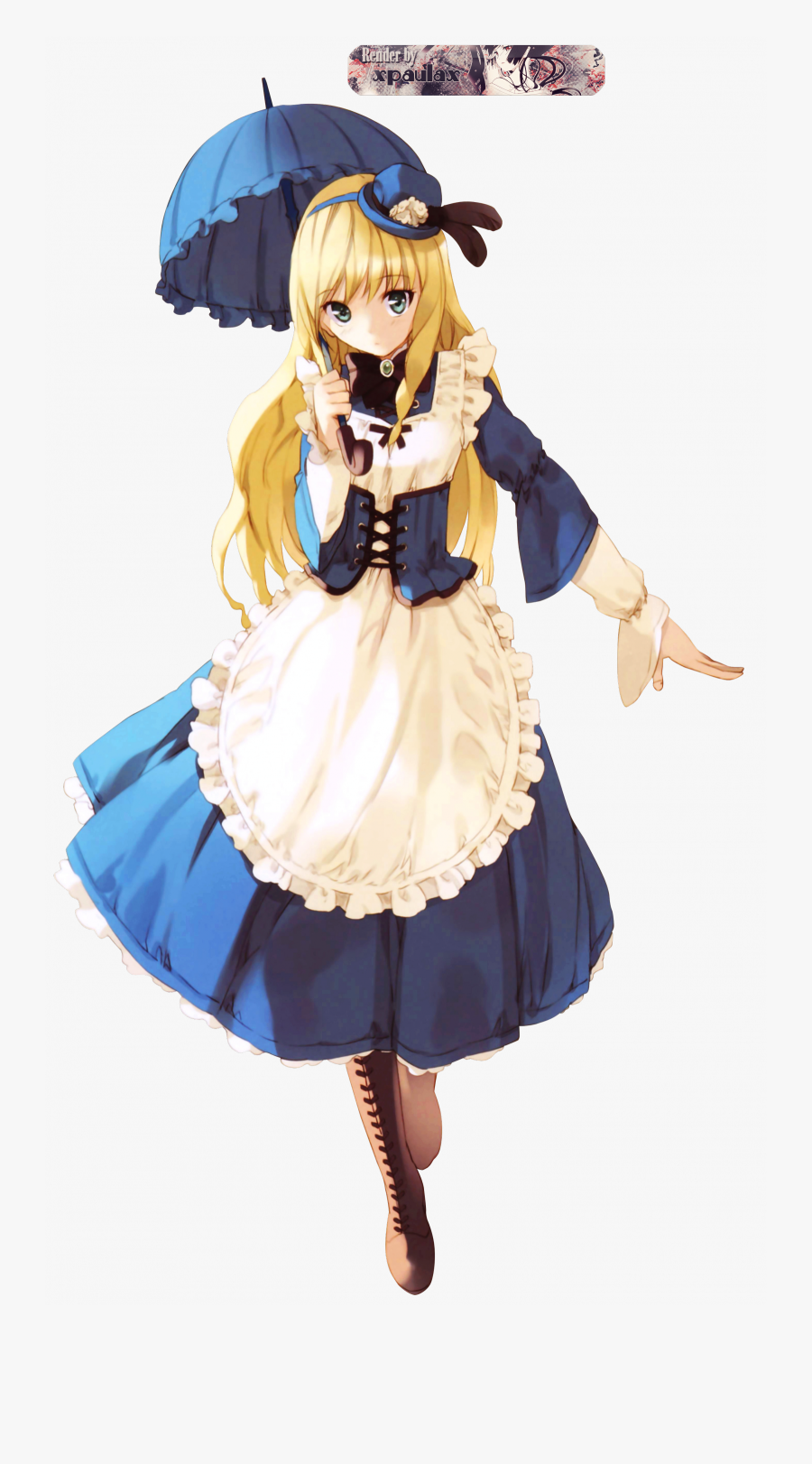 Renders Alice In Wonderland Au Pays Des Merveille Robe - Skin Rainmeter Anime Parts, Transparent Clipart