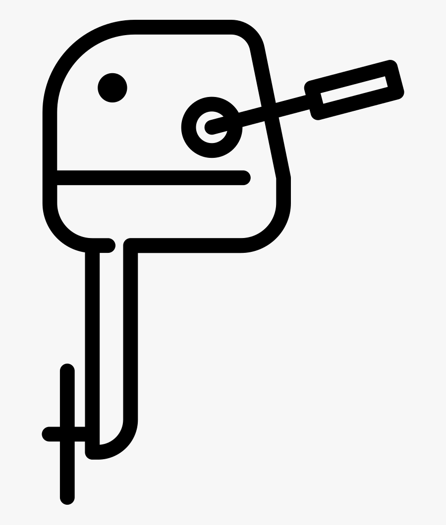 Boat Motor - Boat Motor Icon, Transparent Clipart