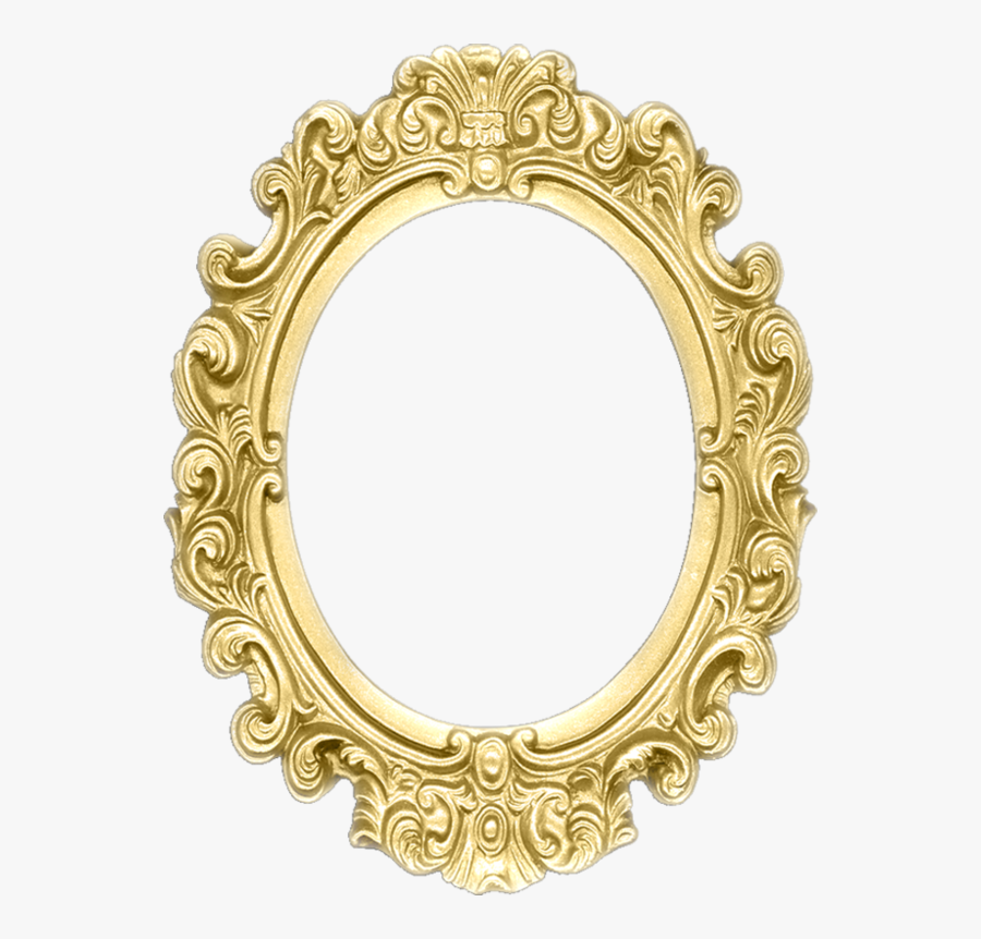 Mirror Clipart Printable Hand - Round Old Frame Png, Transparent Clipart