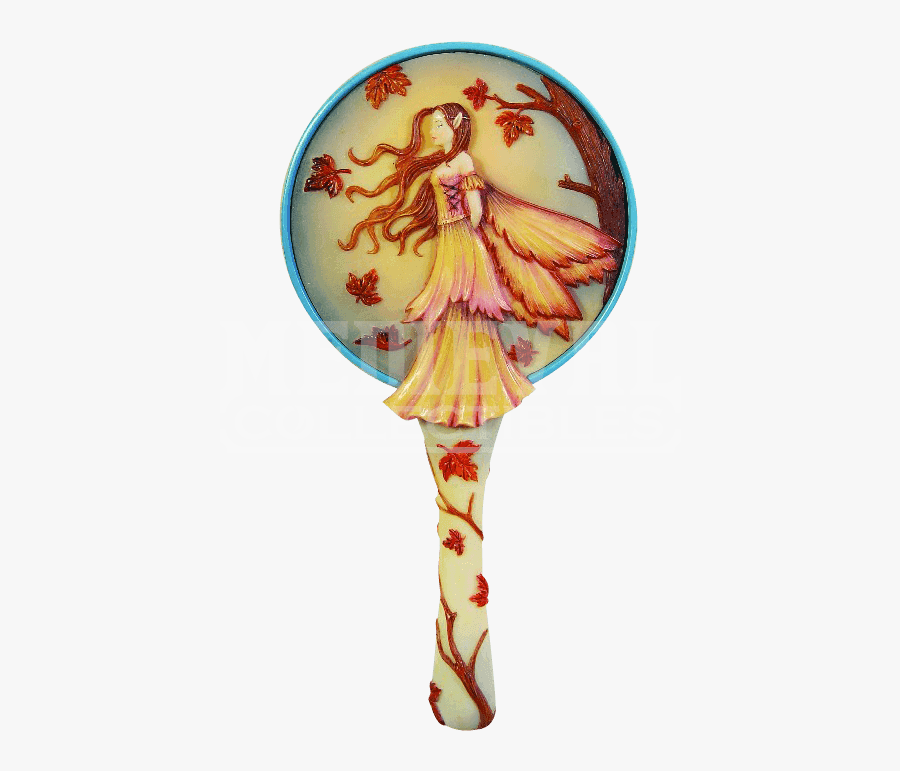 Transparent Hand Held Mirror Clipart - Angel, Transparent Clipart