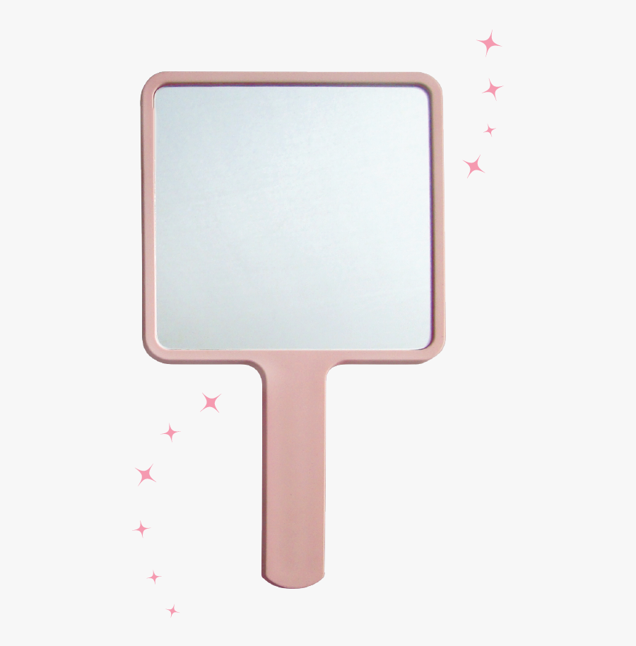 Mirror Mirror Square Hand Held - Ping Pong, Transparent Clipart