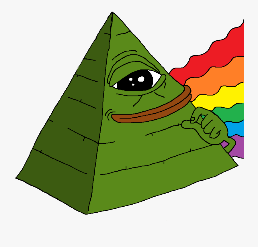 Illuminati Pepe Pride - Illuminati Pepe, Transparent Clipart