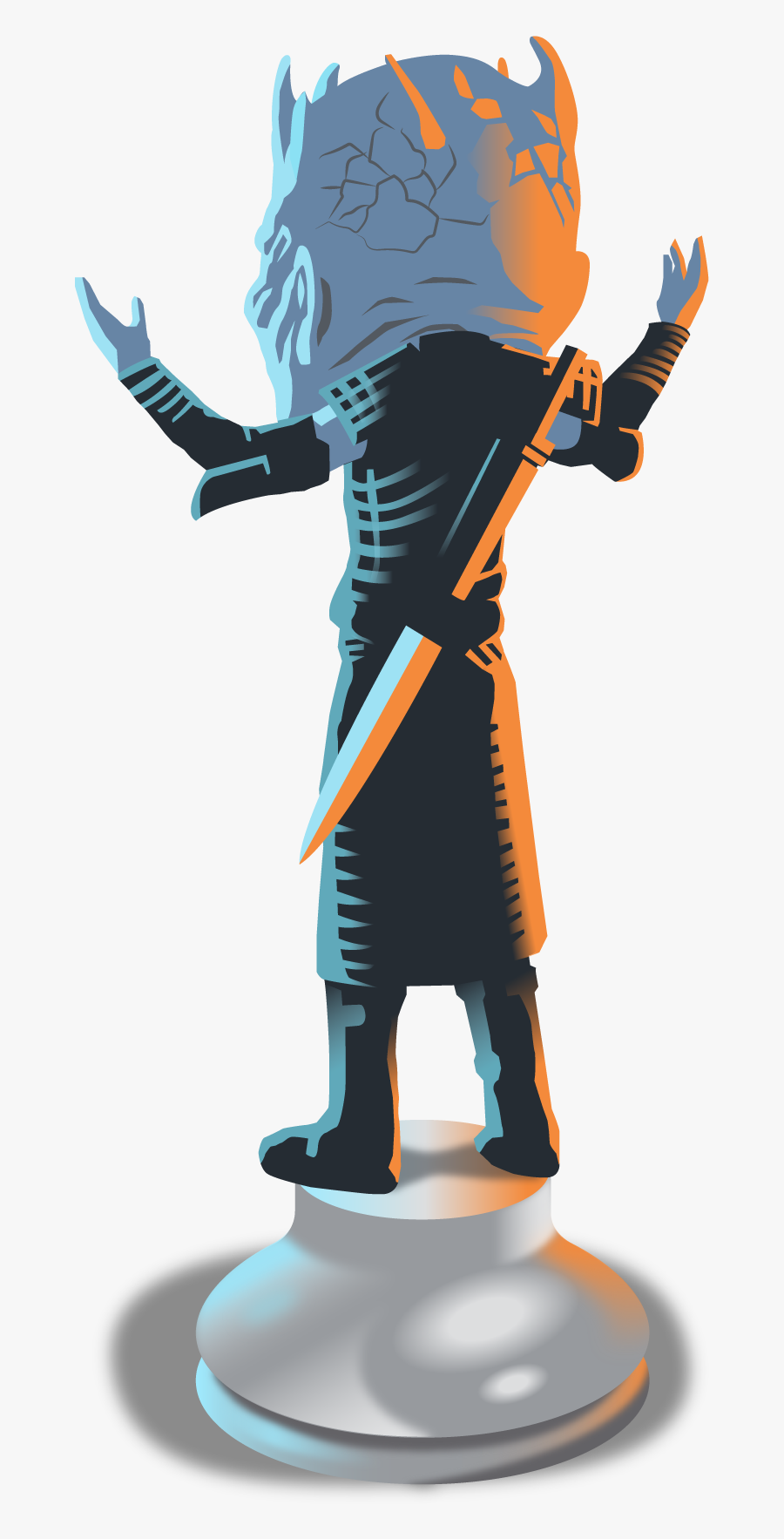 White Walker Clipart , Png Download - White Walker Cartoon, Transparent Clipart