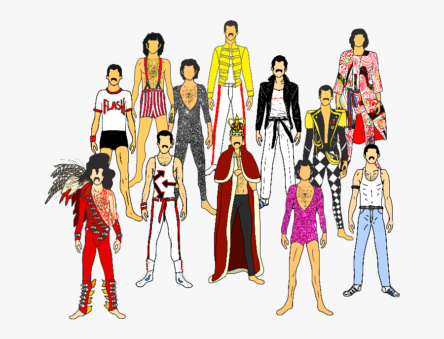 Fashion Design Freddie Mercury, Transparent Clipart
