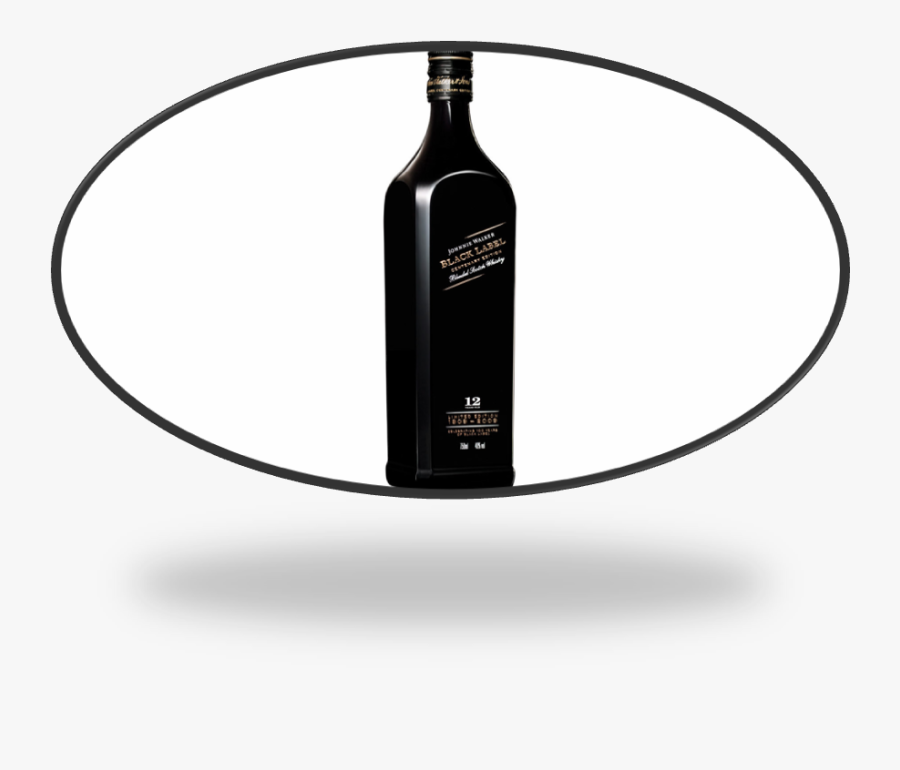 Johnnie Walker Black Label Centenary Limited Edition - Wine Bottle, Transparent Clipart