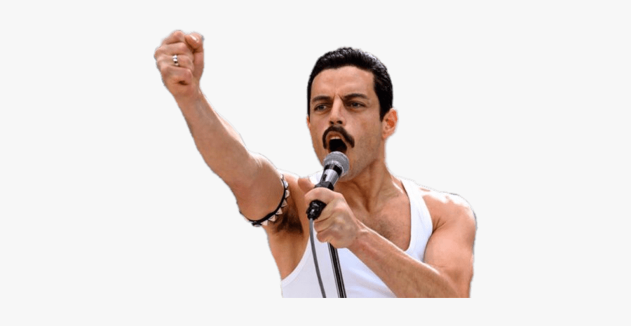Rami Malek As Freddie Mercury - Rami Malek Freddie Mercury Png, Transparent Clipart