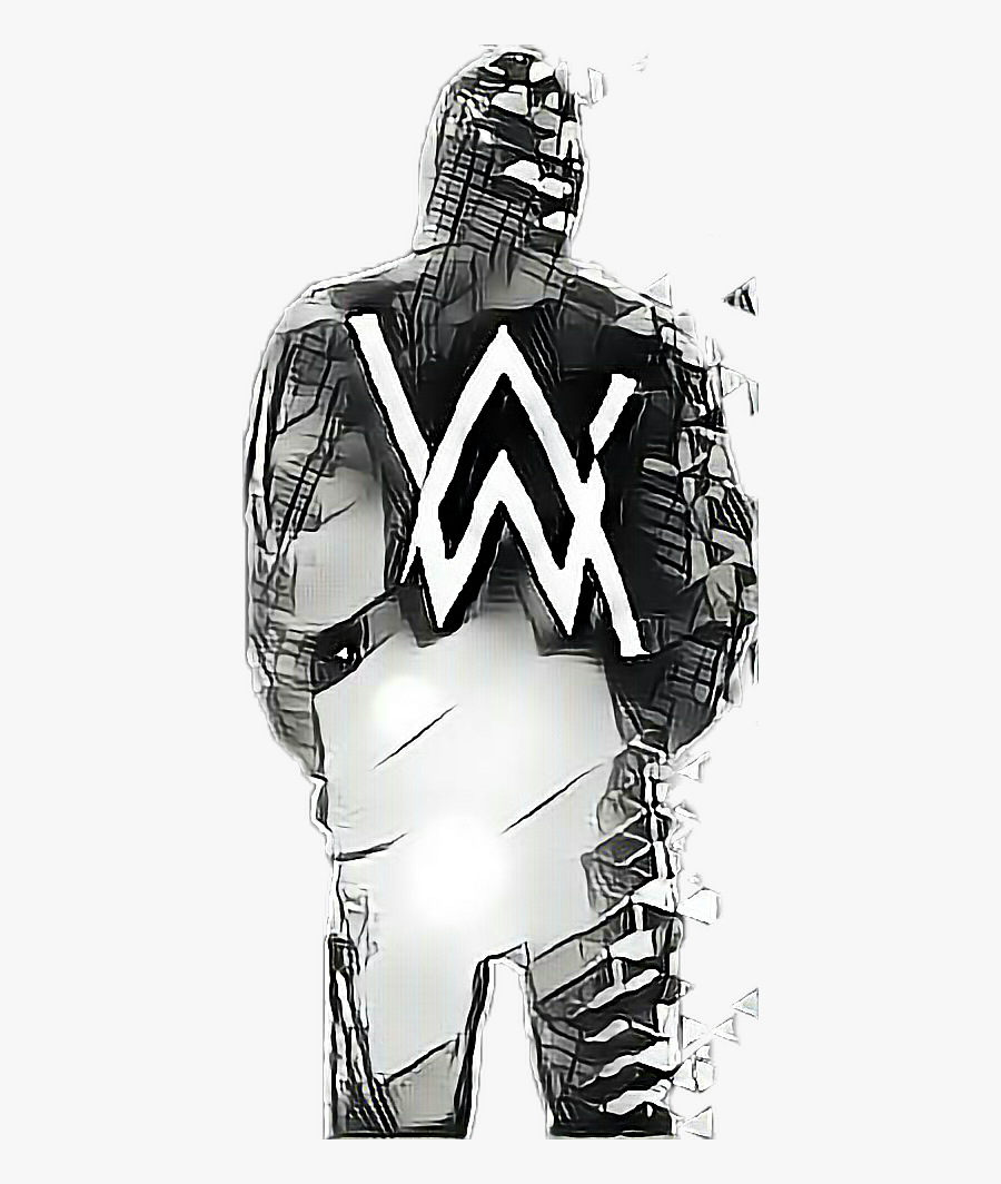 #alan Walker - Alan Walker Logo Sticker, Transparent Clipart