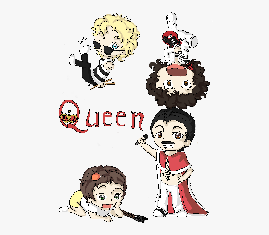 Queen Band Drawing Cartoon, Transparent Clipart
