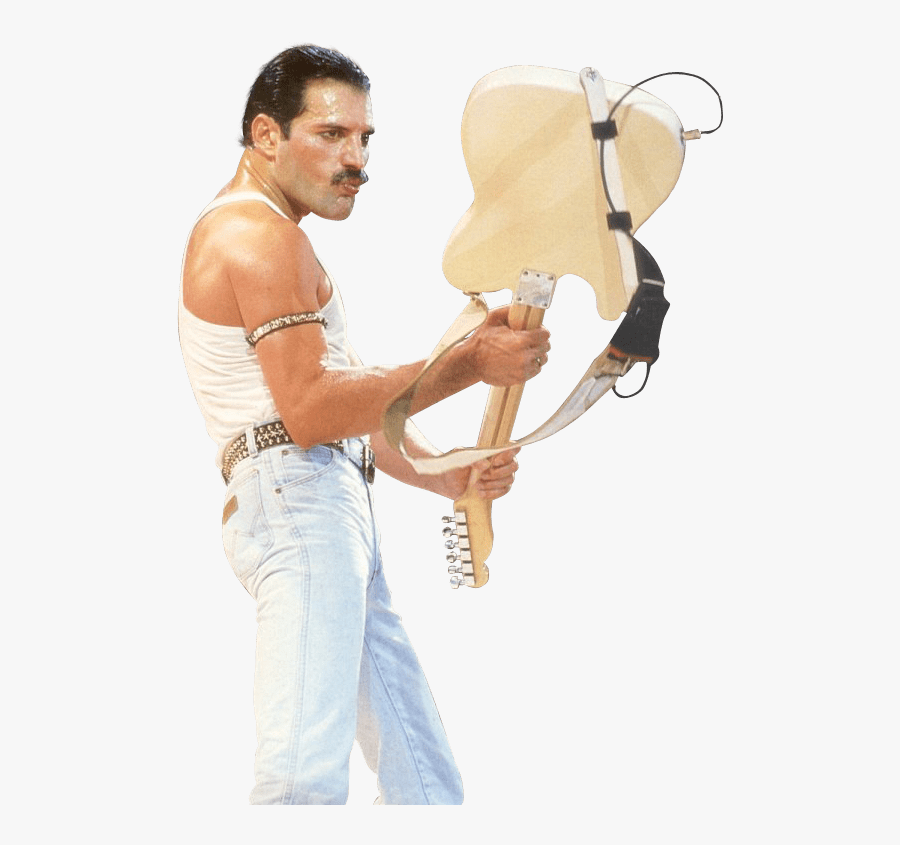 Freddie Mercury Guitar - Freddie Mercury Png, Transparent Clipart