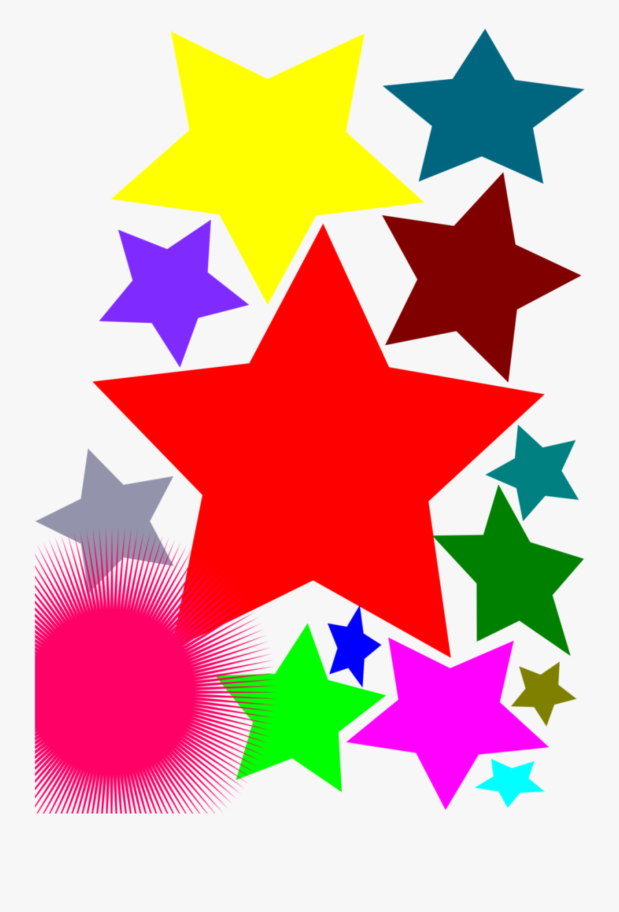 Clipart Stars Reward - أشكال نجوم, Transparent Clipart