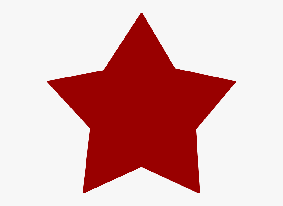 Clipart Stars Maroon - Red Star Vector Png, Transparent Clipart